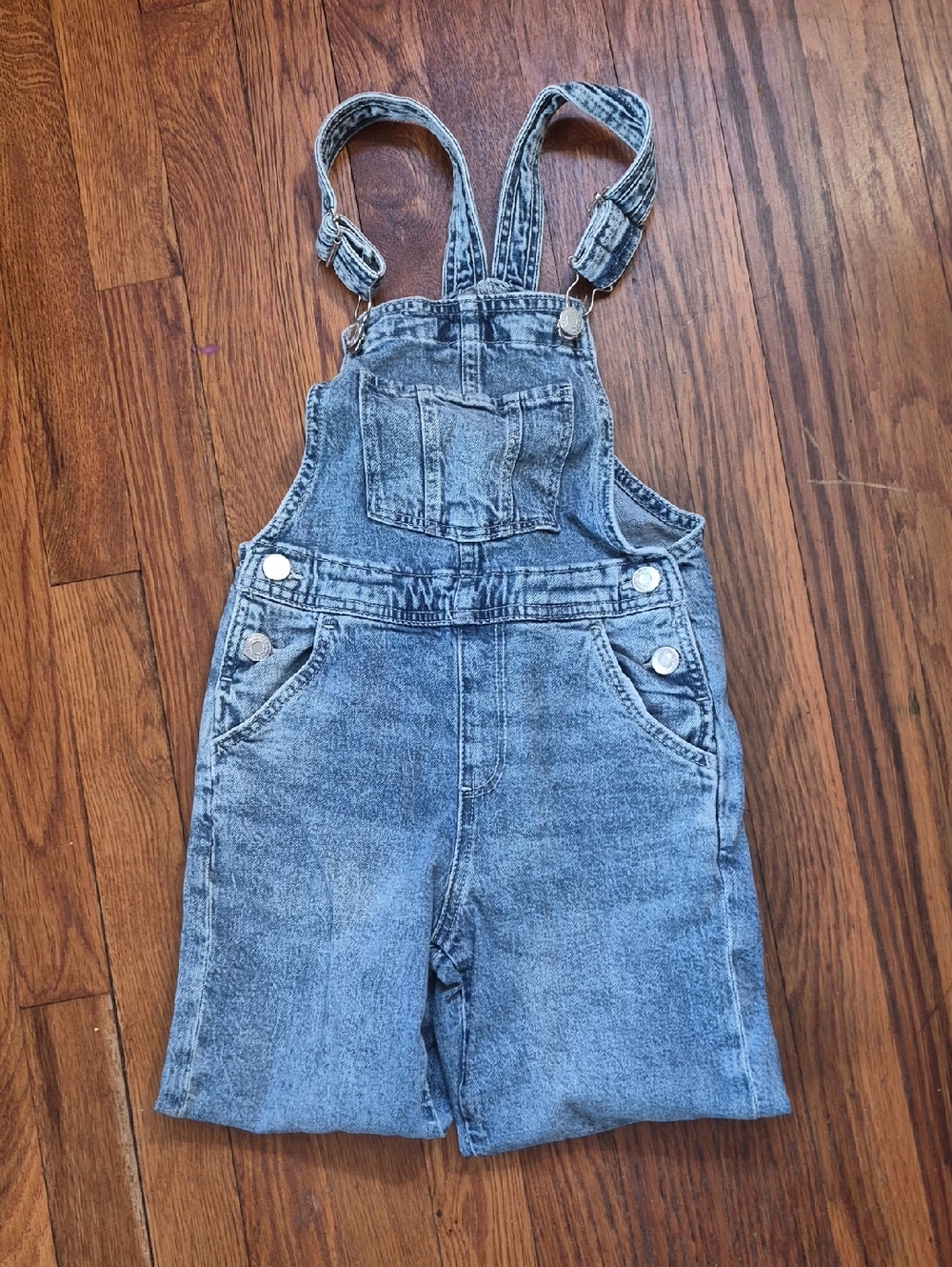 H&M Light Blue Denim Shorts Overalls